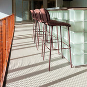Design barkruk Lande Jami gestoffeerd