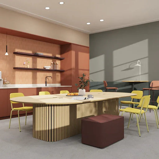 Lande Huddle tafel in setting