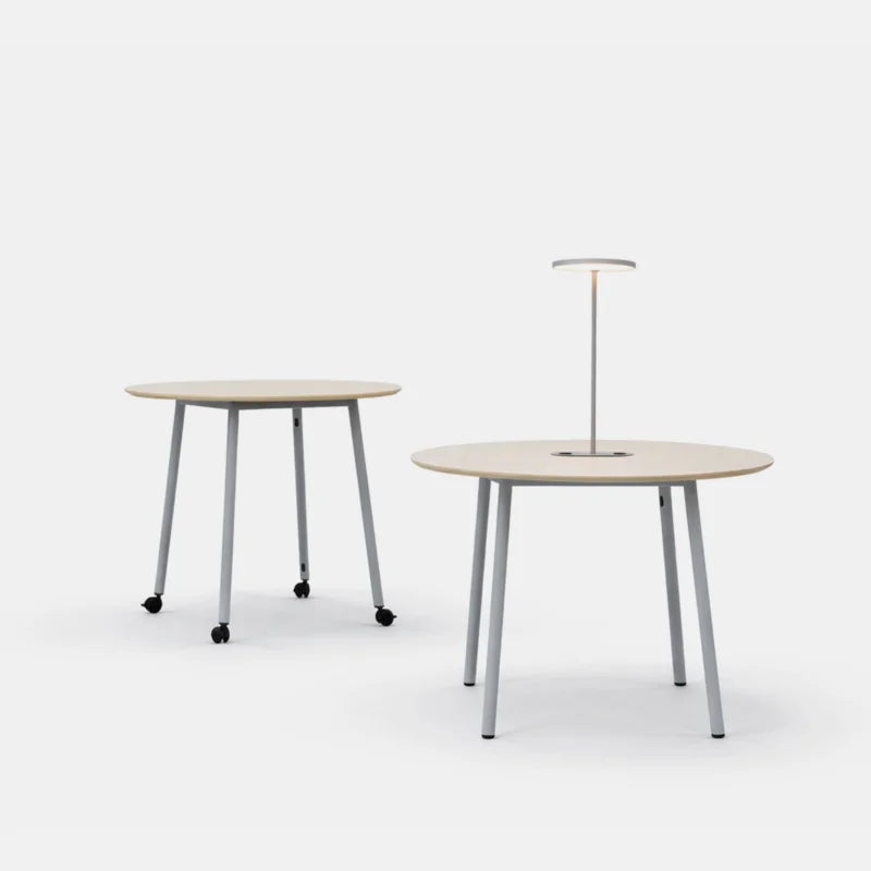 Lande Node, Lande Node tafel, Node vergadertafel, Node tafel prijs, Lande Node kopen, ronde vergadertafel, hoge vergadertafel 95 cm, statafel 110 cm, vergadertafel met stroom, vergadertafel USB-C, Node Aptum lamp, grote vergadertafel 480 cm, vergadertafel linoleum, vergadertafel fineer, Lande dealer Nederland, Lande offerte