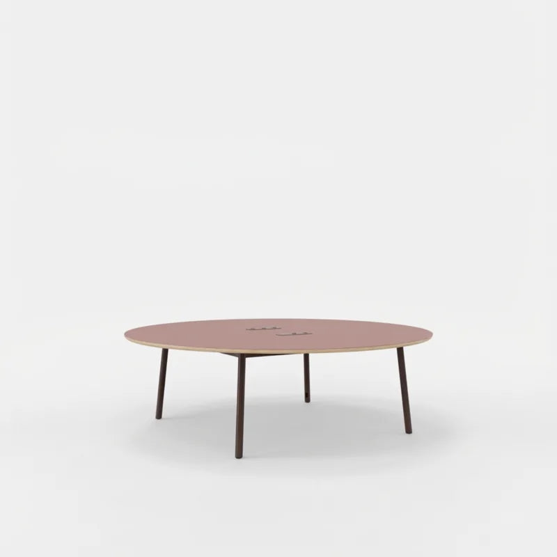 Lande Node, Lande Node tafel, Node vergadertafel, Node tafel prijs, Lande Node kopen, ronde vergadertafel, hoge vergadertafel 95 cm, statafel 110 cm, vergadertafel met stroom, vergadertafel USB-C, Node Aptum lamp, grote vergadertafel 480 cm, vergadertafel linoleum, vergadertafel fineer, Lande dealer Nederland, Lande offerte