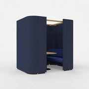 Lande Rondo Box Quattro, Lande Rondo focusplek, Rondo akoestische werkplek, Rondo Box, Rondo Lavoro, Rondo Uno, Rondo Suono, Rondo Divano, akoestische focusplek kantoor, concentratieplek kantoor, belplek kantoor, telefooncel zonder deur, akoestische werkplek open kantoor, meeting booth kantoor, Lande dealer Nederland, Lande offerte