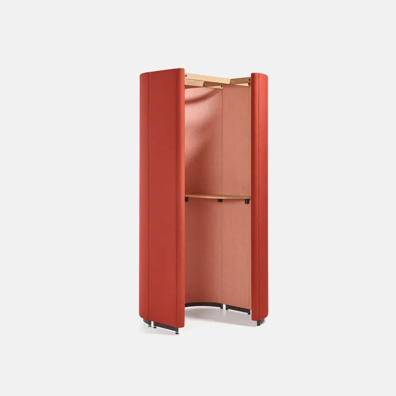 Lande Rondo Suono, Lande Rondo focusplek, Rondo akoestische werkplek, Rondo Box, Rondo Lavoro, Rondo Uno, Rondo Suono, Rondo Divano, akoestische focusplek kantoor, concentratieplek kantoor, belplek kantoor, telefooncel zonder deur, akoestische werkplek open kantoor, meeting booth kantoor, Lande dealer Nederland, Lande offerte