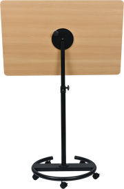 achterzijde Legamaster SKETCH INFINITE mobiele flipover met ronde voet horizontaal