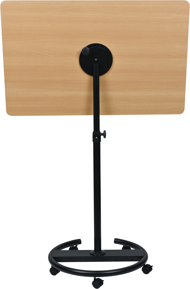 achterzijde Legamaster SKETCH INFINITE mobiele flipover met ronde voet horizontaal