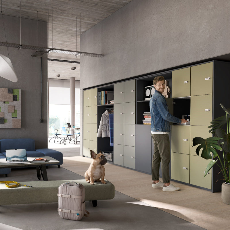 Lockerkast Palmberg H 203cm 4, 8 en 12 vakken