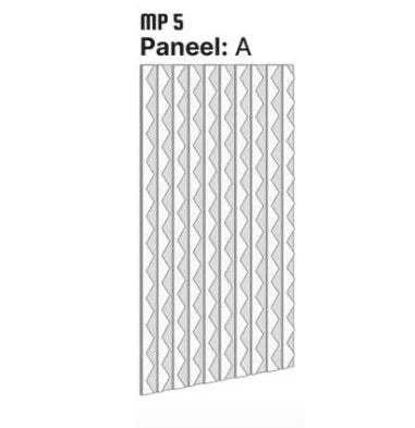Akoestisch PET-vilt paneel motief 8 patronen / 48 kleuren