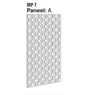 Akoestisch PET-vilt paneel motief 8 patronen / 48 kleuren