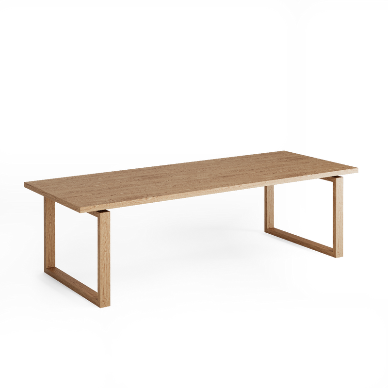 Meubitrend Ole Table Recht 40 transparant - KANTOORMEUBELS.ONLINE