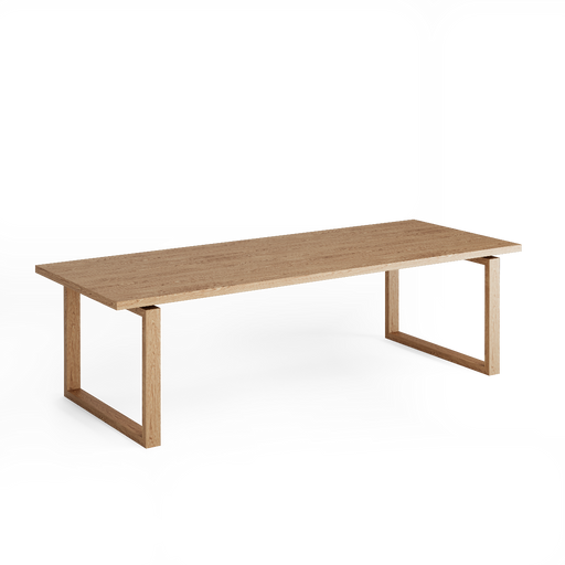 Meubitrend Ole Table Recht 40 transparant - KANTOORMEUBELS.ONLINE