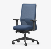 Se7en Milo LX232 Premium blauw – ergonomische NPR 1813 bureaustoel - KANTOORMEUBELS.ONLINE