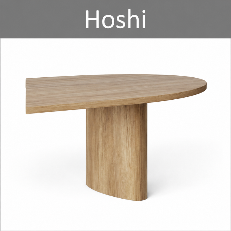 Hoshi tafelonderstel halfrond