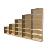 Palmberg open kast B80cm, verkrijgbaar in 5 hoogtes