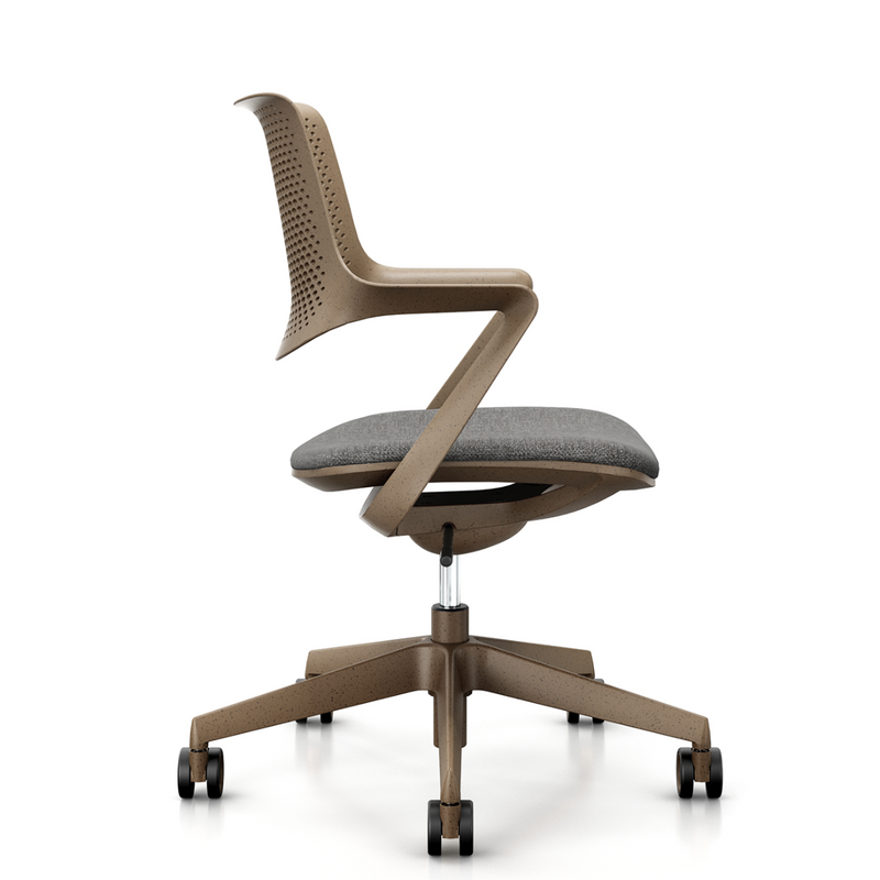 ProjectChair PC-V14 Pro stoel op wielen | Coffee  gerecycled