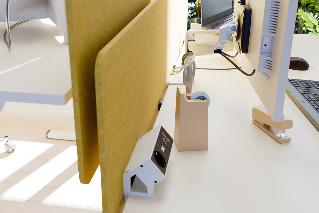 Bureau elektrisch zit-sta Palmberg PiD  / GEMONTEERD GELEVERD