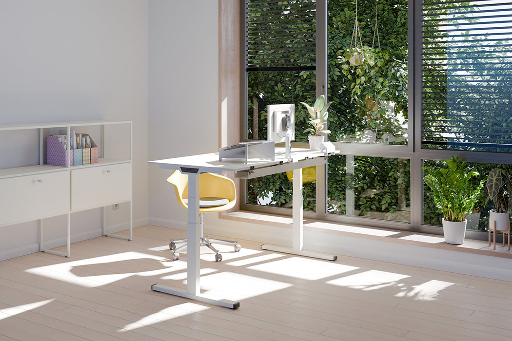 Bureau elektrisch zit-sta Palmberg PiD  / GEMONTEERD GELEVERD