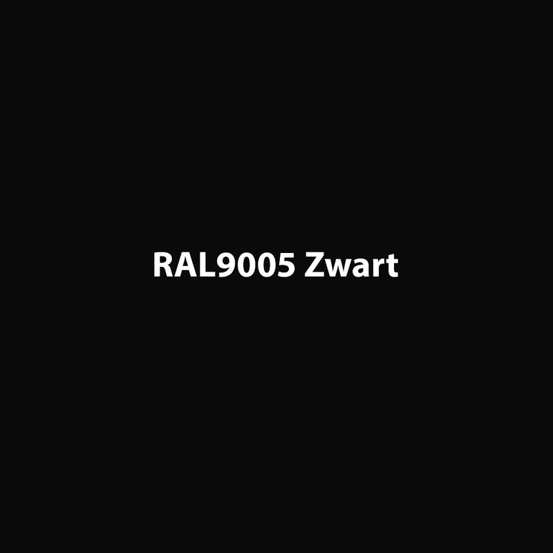 RAL9005 zwart
