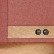 detail Lande Rondo electrificatie, Lande Rondo focusplek, Rondo akoestische werkplek, Rondo Box, Rondo Lavoro, Rondo Uno, Rondo Suono, Rondo Divano, akoestische focusplek kantoor, concentratieplek kantoor, belplek kantoor, telefooncel zonder deur, akoestische werkplek open kantoor, meeting booth kantoor, Lande dealer Nederland, Lande offerte