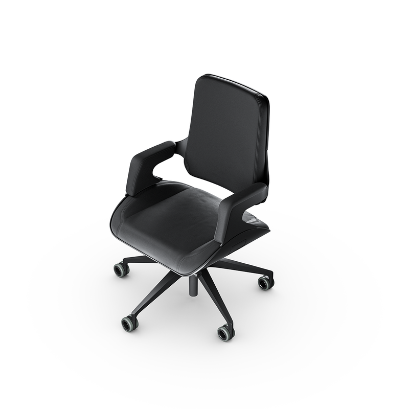 Bureaustoel Interstuhl Silver 262S lage rug