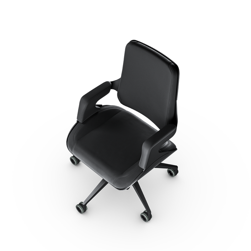 Bureaustoel Interstuhl Silver 262S lage rug