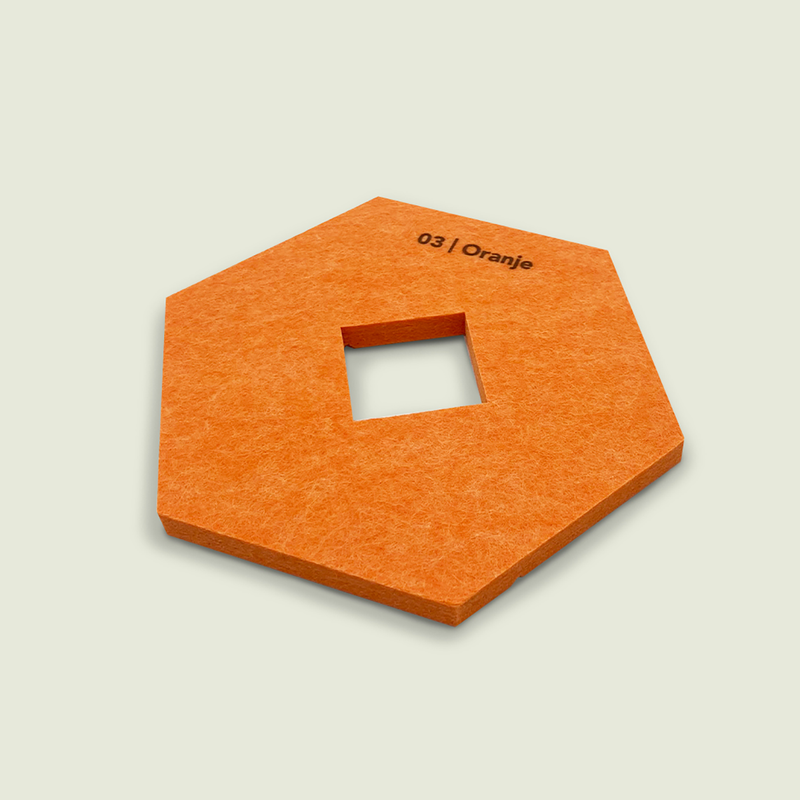 Akoestische PET-vilt kleuren samples incl. afleverkosten