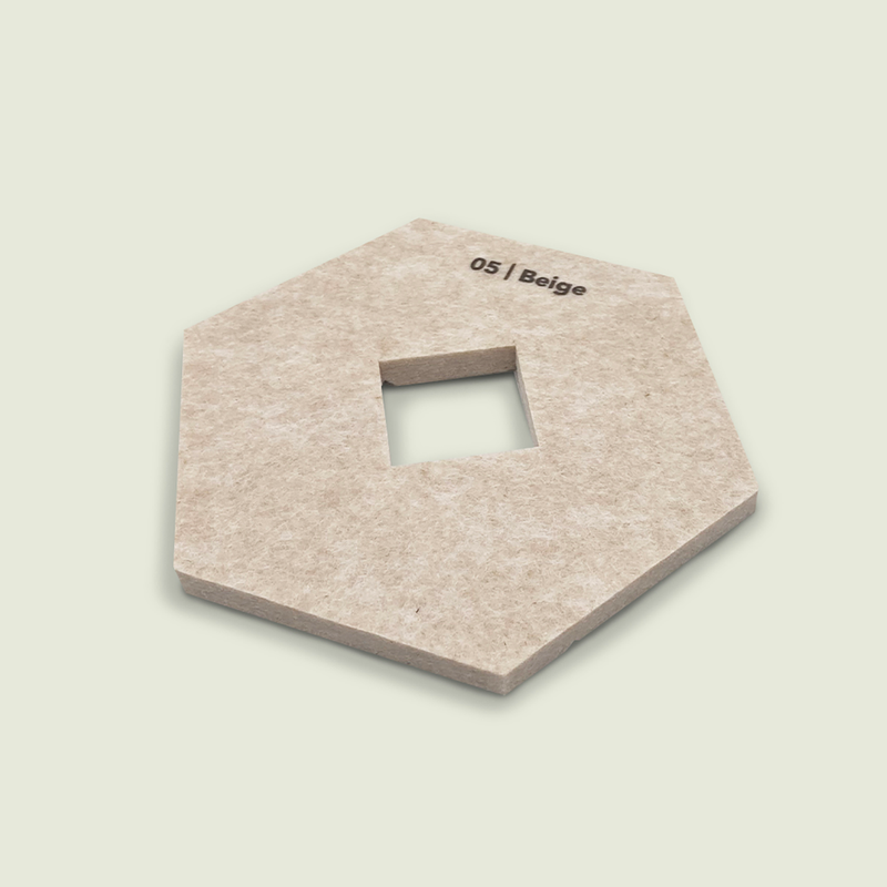 Akoestische PET-vilt kleuren samples incl. afleverkosten