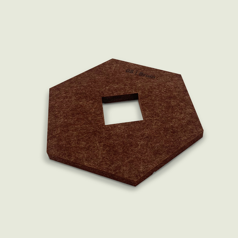 Akoestische PET-vilt kleuren samples incl. afleverkosten