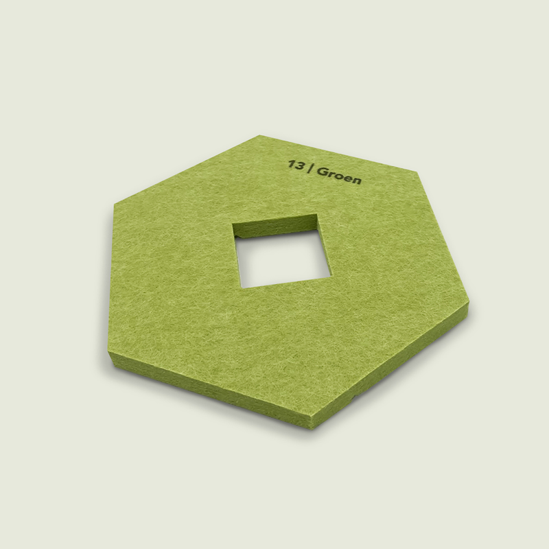 Akoestische PET-vilt kleuren samples incl. afleverkosten