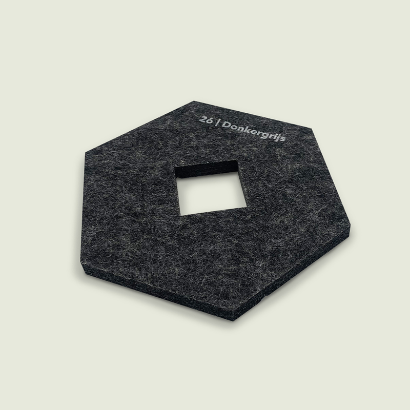 Akoestische PET-vilt kleuren samples incl. afleverkosten