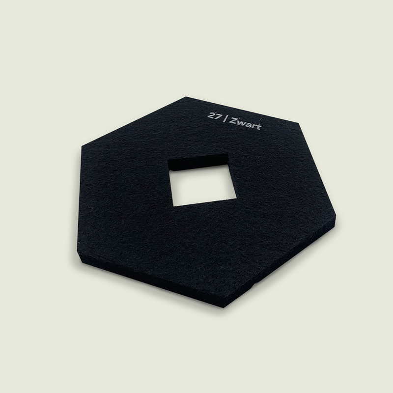 Akoestische PET-vilt kleuren samples incl. afleverkosten