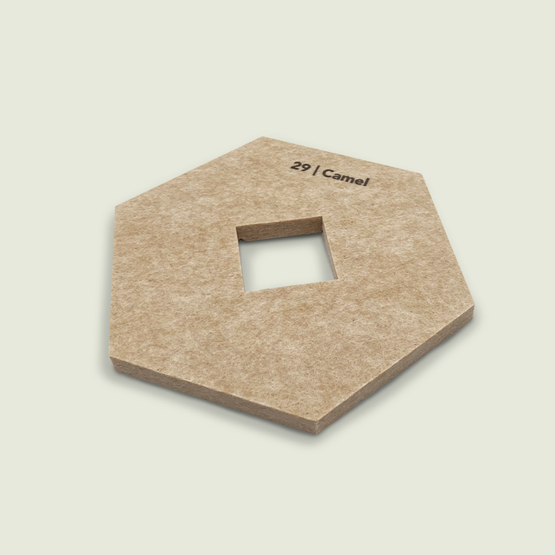 Akoestische PET-vilt kleuren samples incl. afleverkosten