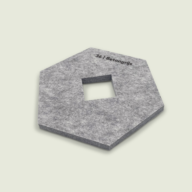 Akoestische PET-vilt kleuren samples incl. afleverkosten