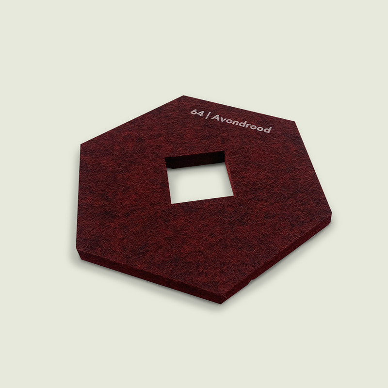 Akoestische PET-vilt kleuren samples incl. afleverkosten