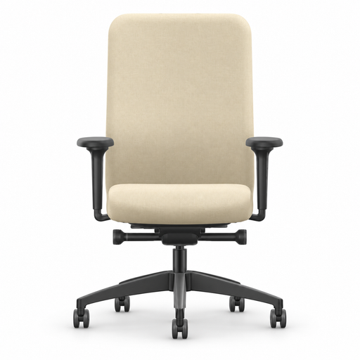 Se7en bureaustoel Iris LX134 beige - KANTOORMEUBELS.ONLINE
