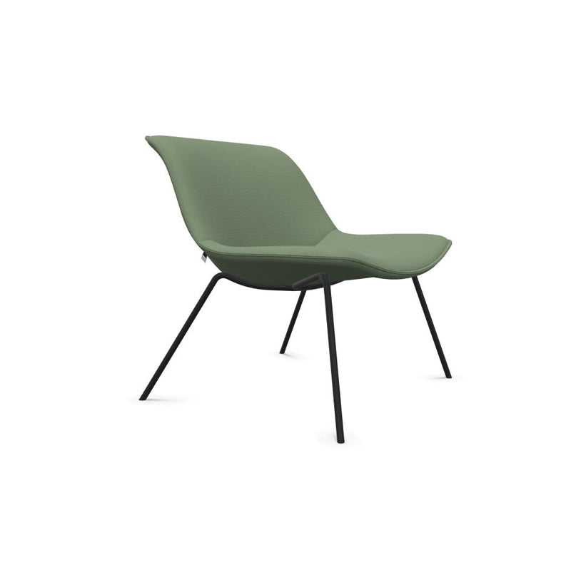 Fauteuil Shuffle Lounge / Interstuhl / geheel gestoffeerd in Yoredale