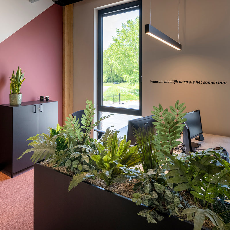 Verrijdbare plantenbak met verdekte wielen / Palmberg
