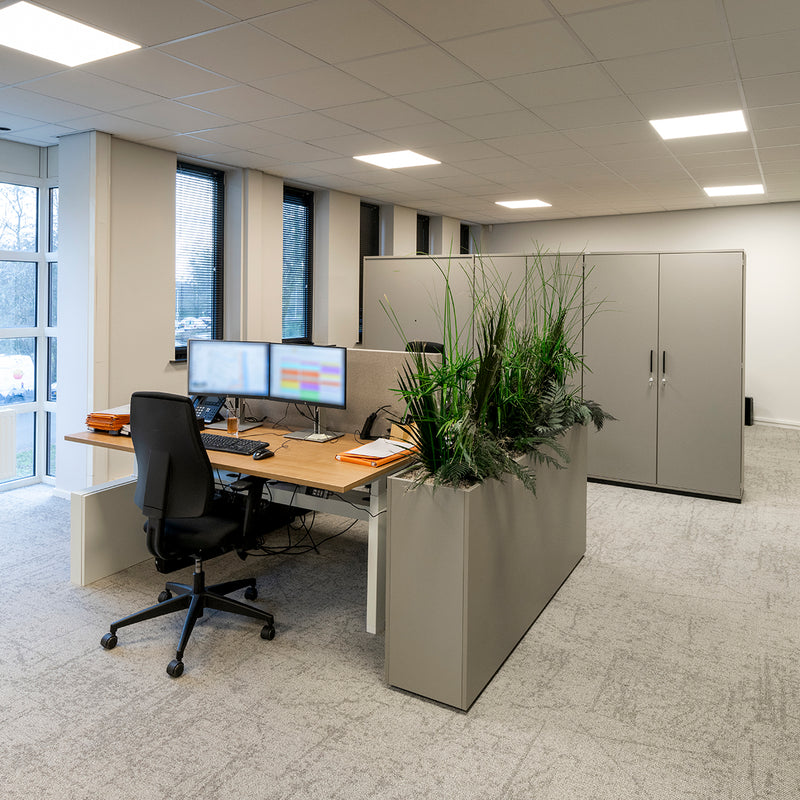 Verrijdbare plantenbak met verdekte wielen / Palmberg