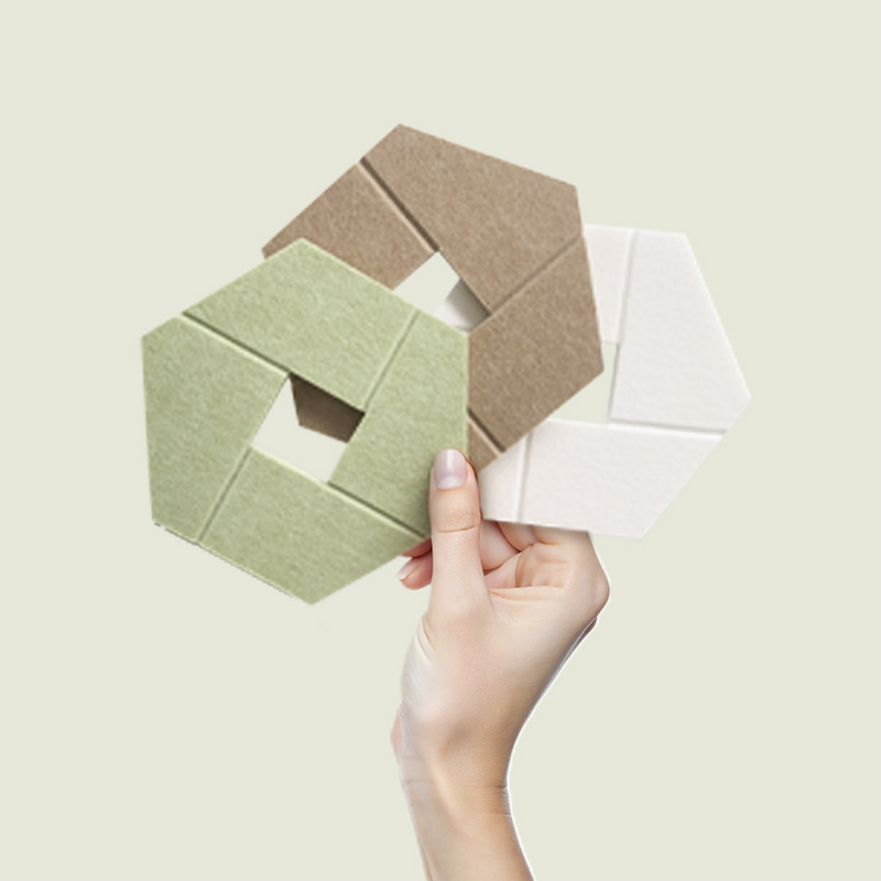 Akoestische PET-vilt kleuren samples incl. afleverkosten