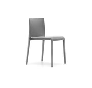 Grijze design kunststof stoel voor kantoor of vergaderruimte op KANTOORMEUBELS.ONLINE