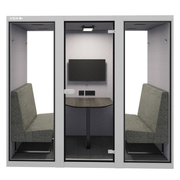 VOX-pod Large 4-personen RAL9006 vooraanzicht