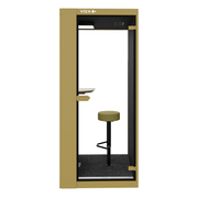 Vox-pod-small-RAL1002-vooraanzicht-11200X1200 - KANTOORMEUBELS.ONLINE