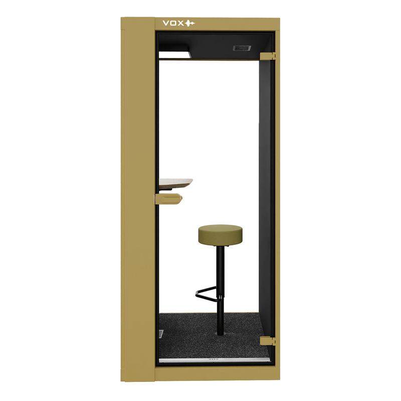 Vox-pod-small-RAL1002-vooraanzicht-11200X1200 - KANTOORMEUBELS.ONLINE