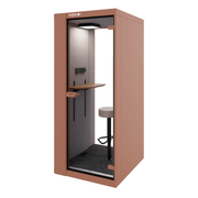 Vox-pod-small-RAL3012-rechter-zijaanzicht-11200X1200 - KANTOORMEUBELS.ONLINE