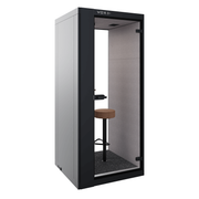 Vox-pod-small-RAL9005-linker-zijaanzicht-11200X1200 - KANTOORMEUBELS.ONLINE