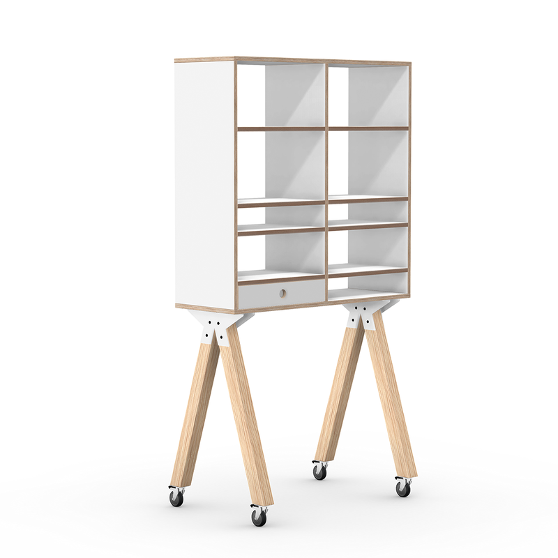 Opbergsysteem TEAMSHELF - WHAT IF WE FLY