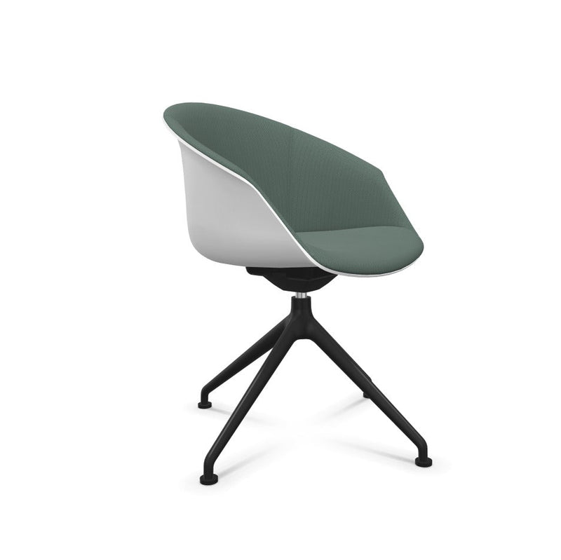 Vergaderstoel Shuffle / vierteens draaibaar / Interstuhl