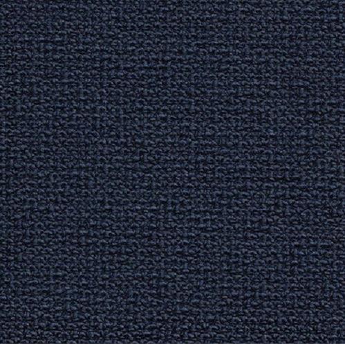 Donkerblauwe meubelstof structuur, ideaal voor design kantoormeubels en bureaustoelen.