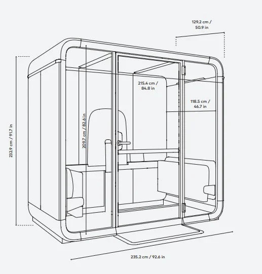 afmetingen Framery Four 