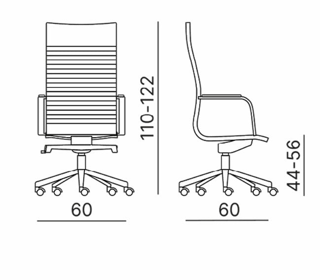 Design bureaustoel / vergaderstoel Kastel Kruna