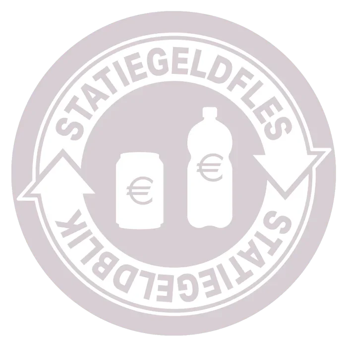 Sticker statiegeldfles en statiegeldblik voor afvalscheiding op kantoor Kantoormeubels.online