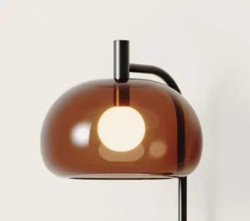 Tafellamp Cloud amber zwart